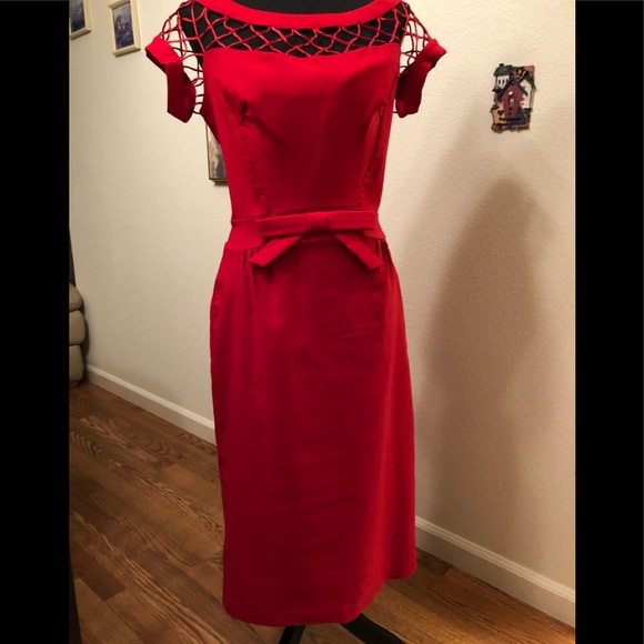 Dresses & Skirts - TANTALISING RED RED VINTAGE DRESS